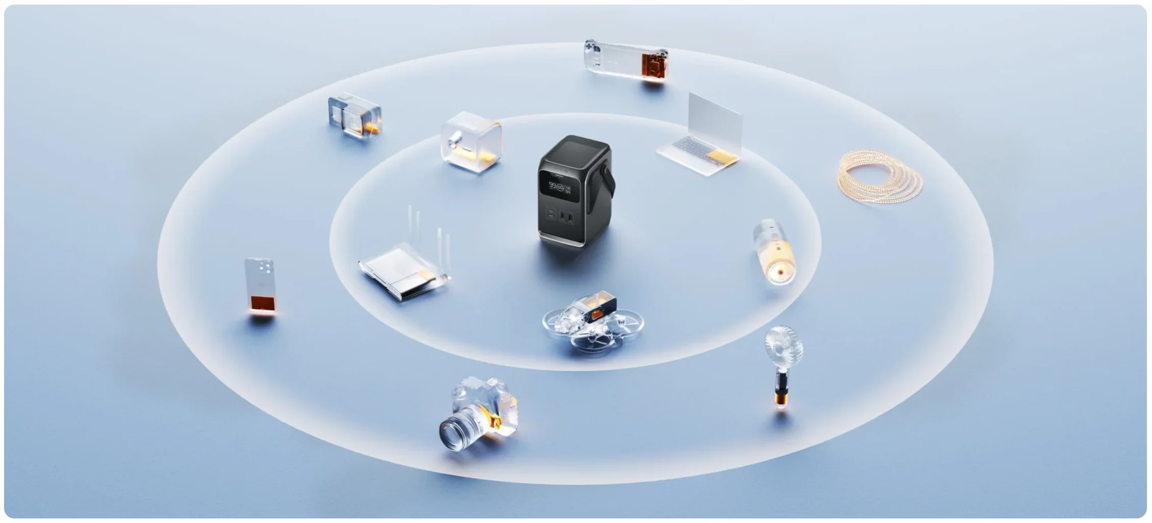 TRAIL 200 napájení zařízení